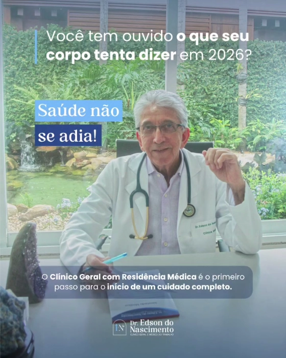 Portfólio Anebi Comunica — Dr. Edson Do Nascimento, Clínico Geral e Médico do Trabalho